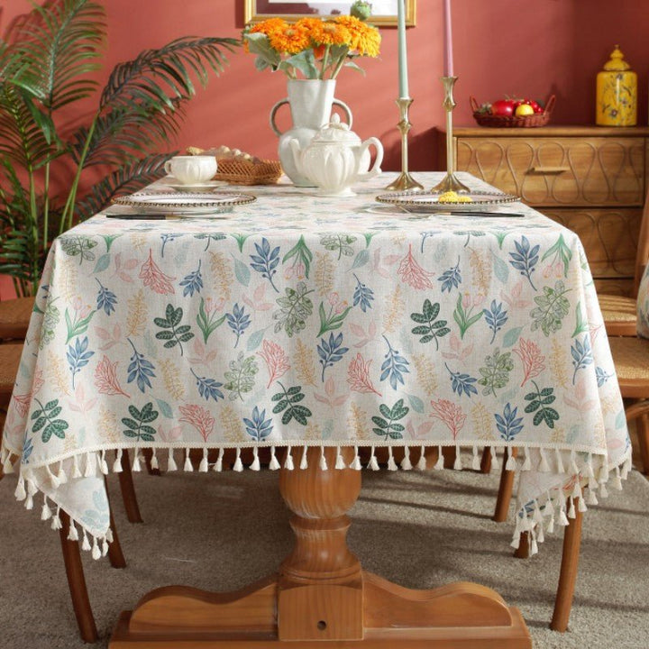 Spring Day Tassel Table Cloth -Table Cloth- Delicors