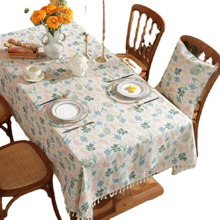 Spring Day Tassel Table Cloth -Table Cloth- Delicors