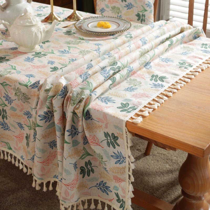 Spring Day Tassel Table Cloth -Table Cloth- Delicors