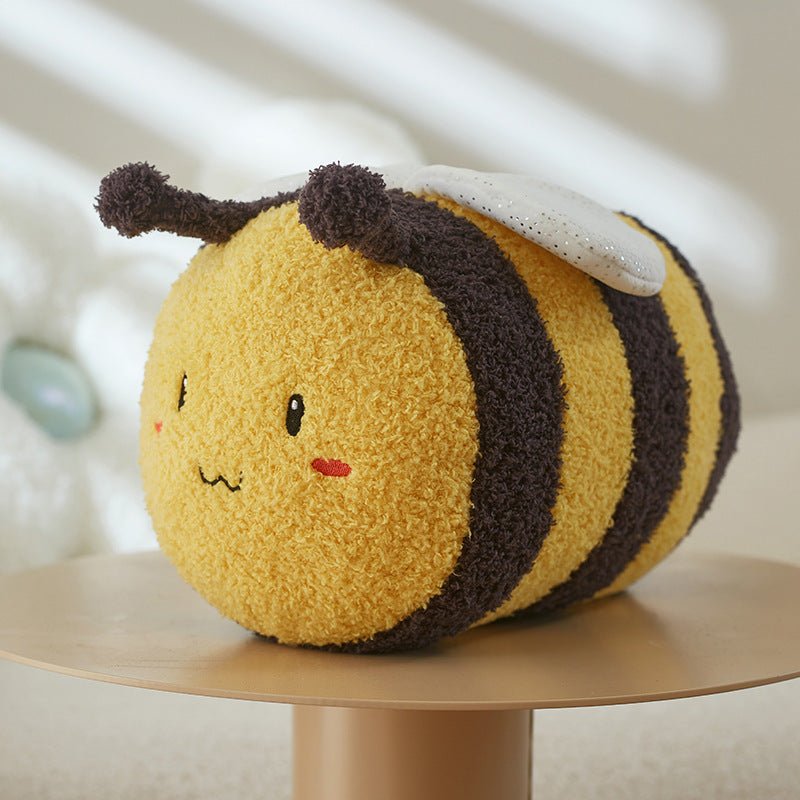 Springtime Flower and Bee Boucle Cushion Collection -- Delicors