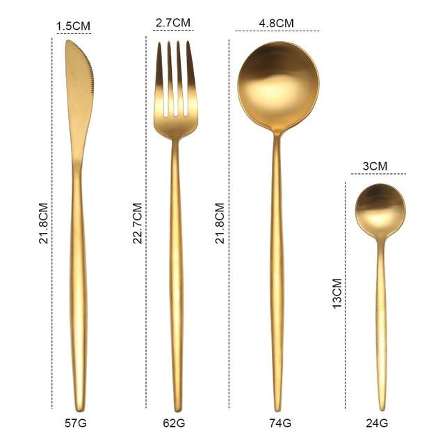 Stainless Steel Cutlery Set -- Delicors