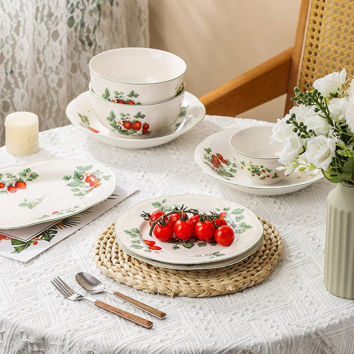 Strawberries Dining Collection -Dinnerware- Delicors