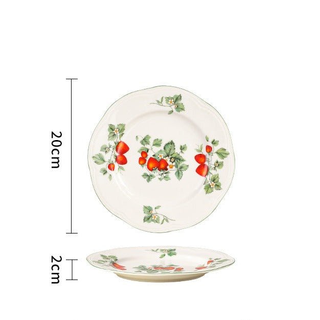 Strawberries Dining Collection -Dinnerware- Delicors