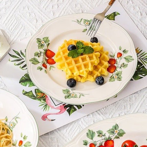 Strawberries Dining Collection -Dinnerware- Delicors
