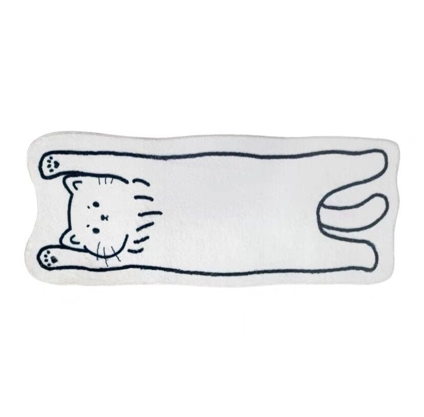 Stretch Kitty Floor Mat -Bath Mats & Rugs- Delicors