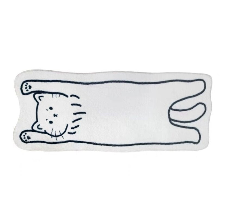 Stretch Kitty Floor Mat -Bath Mats & Rugs- Delicors