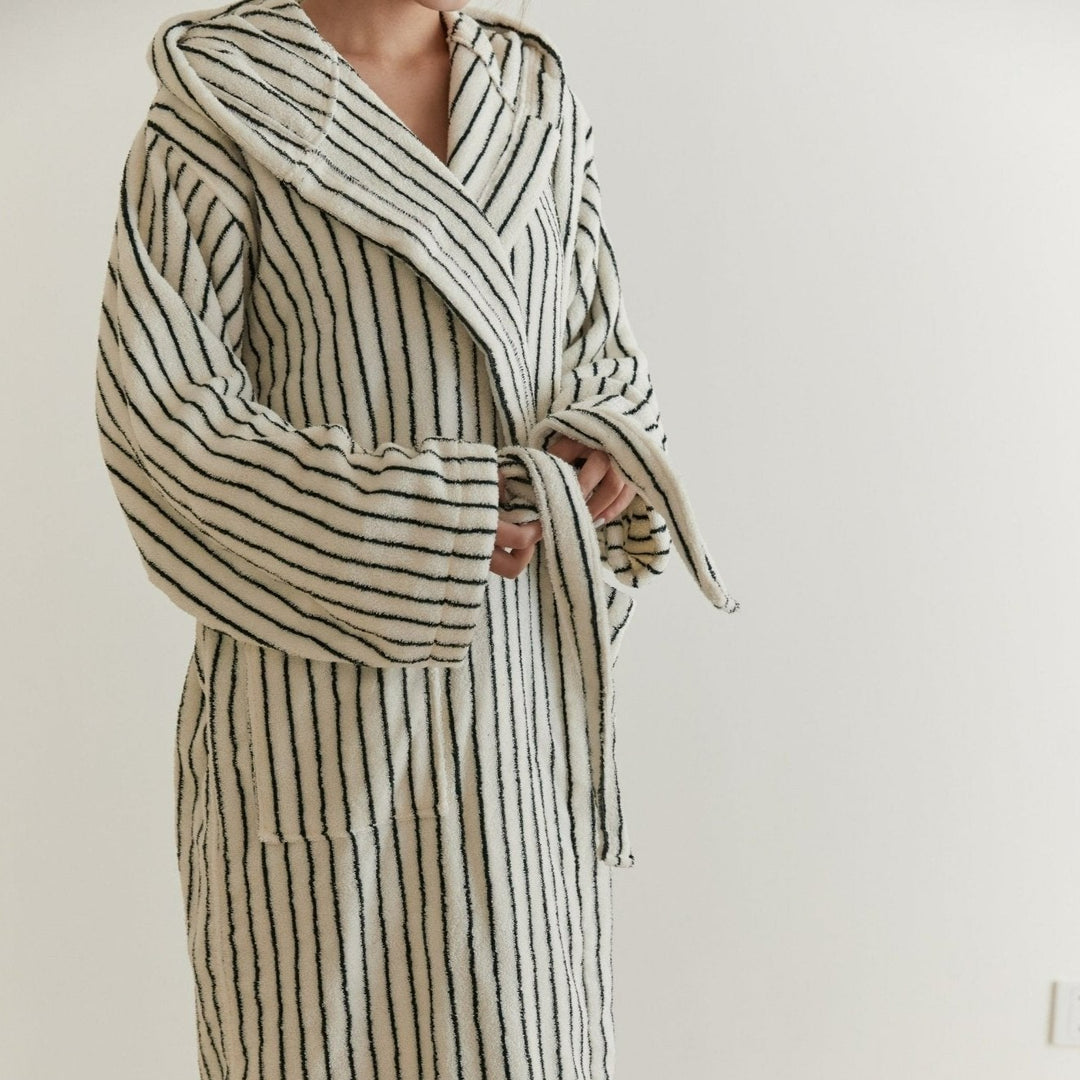 Stripes Away Bathrobe -Bathrobe- Delicors