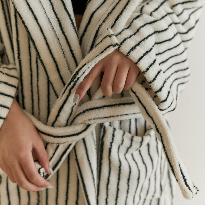 Stripes Away Bathrobe -Bathrobe- Delicors
