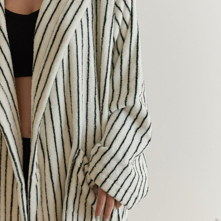 Stripes Away Bathrobe -Bathrobe- Delicors
