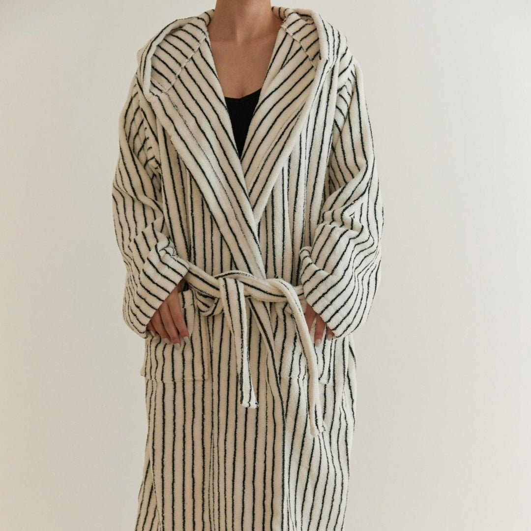 Stripes Away Bathrobe -Bathrobe- Delicors