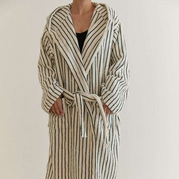 Stripes Away Bathrobe -Bathrobe- Delicors