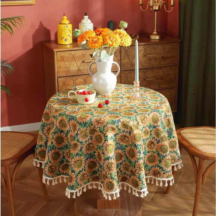 Sunflower Table Cloth Collection -Table Cloth- Delicors