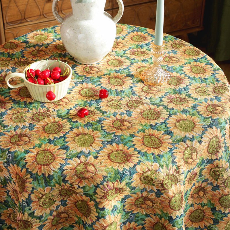 Sunflower Table Cloth Collection -Table Cloth- Delicors