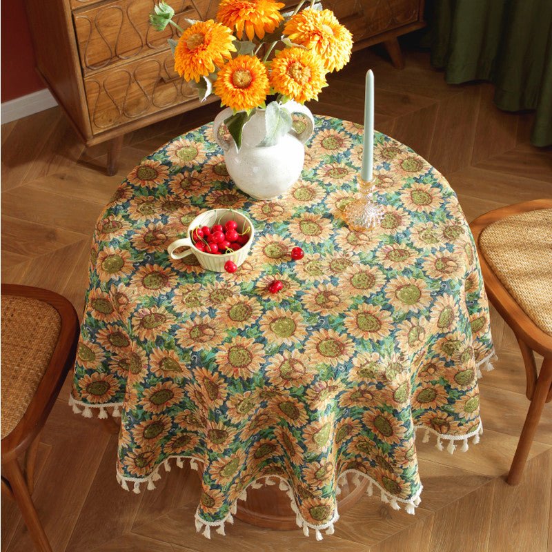 Sunflower Table Cloth Collection -Table Cloth- Delicors