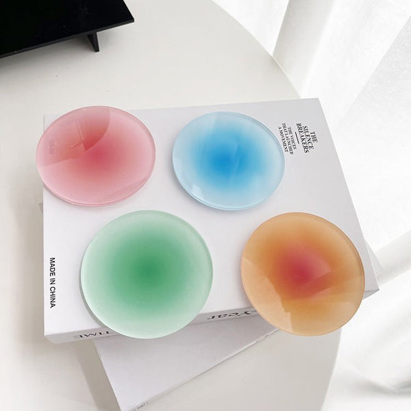 Sunset Gradient Acrylic Coasters Collection -- Delicors