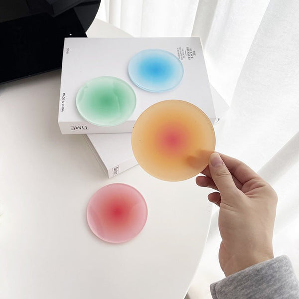 Sunset Gradient Acrylic Coasters Collection -- Delicors