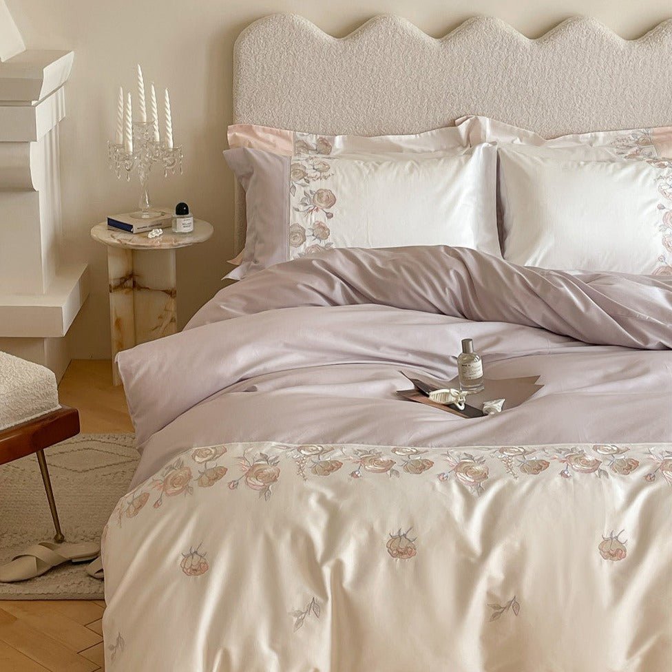 Sweet Blush Peony Bedding Set -Bedding- Delicors