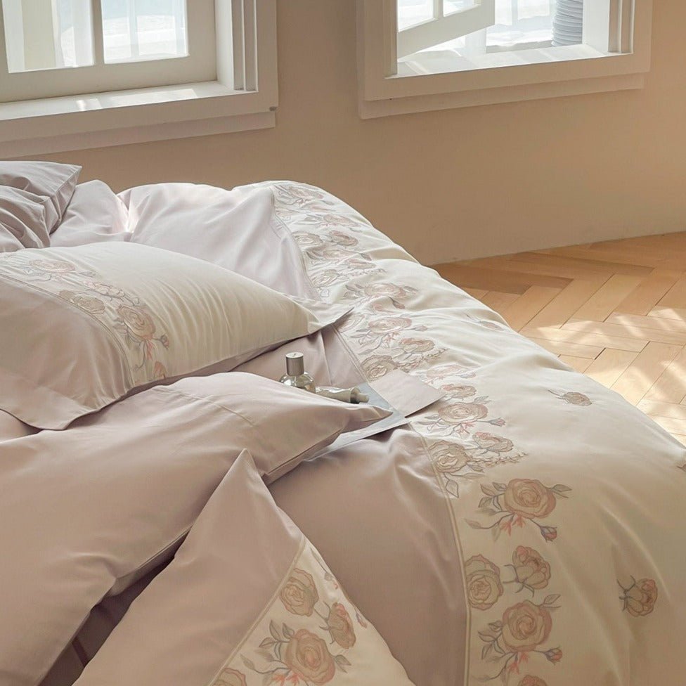 Sweet Blush Peony Bedding Set -Bedding- Delicors
