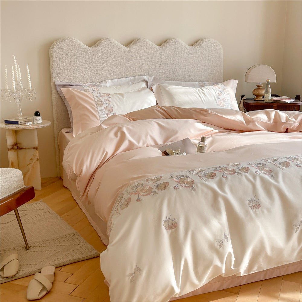 Sweet Blush Peony Bedding Set -Bedding- Delicors