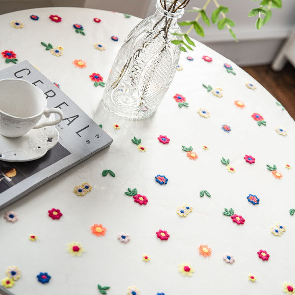 Sweeter Things Embroidered Lace Table Cloth Collection -- Delicors