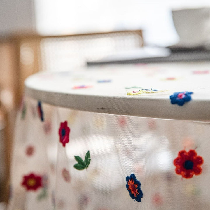 Sweeter Things Embroidered Lace Table Cloth Collection -- Delicors