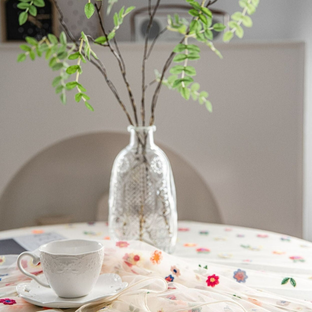 Sweeter Things Embroidered Lace Table Cloth Collection -- Delicors