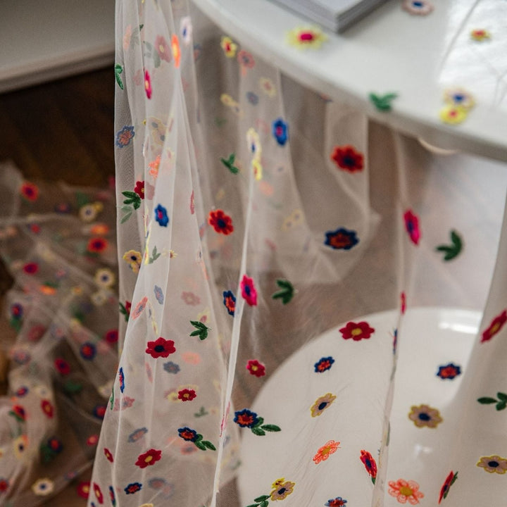 Sweeter Things Embroidered Lace Table Cloth Collection -- Delicors