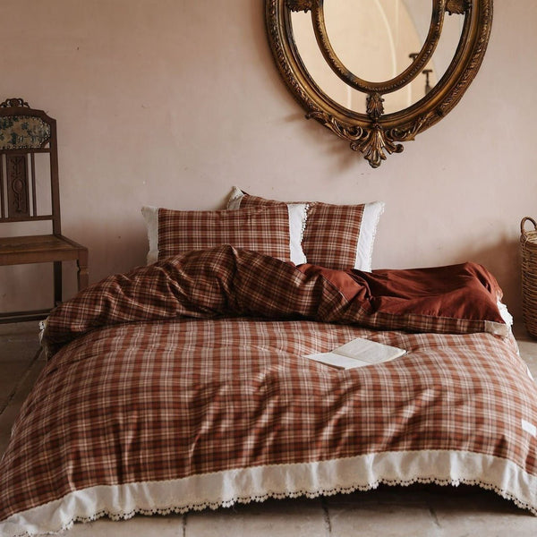 Tartan Red Bedding -Bedding- Delicors