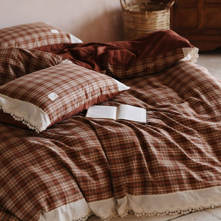 Tartan Red Bedding -Bedding- Delicors