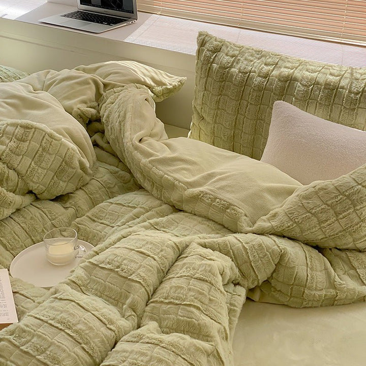 Tonal Striped Bedding Set -Bedding- Delicors