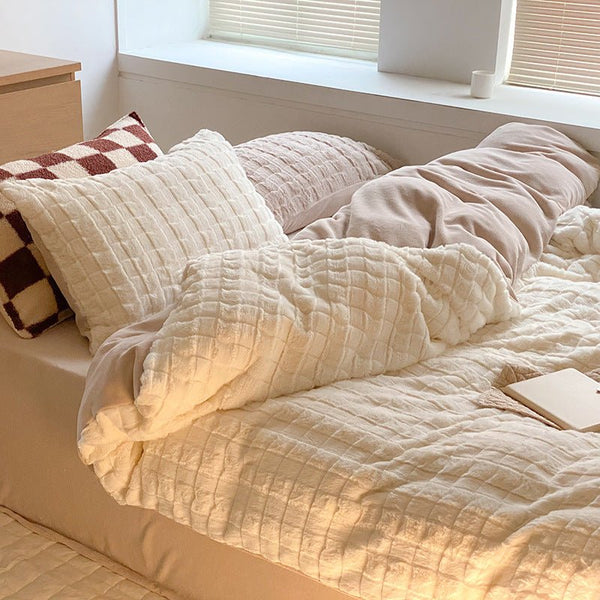 Tonal Striped Bedding Set -Bedding- Delicors