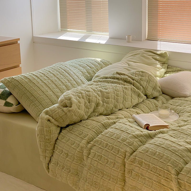 Tonal Striped Bedding Set -Bedding- Delicors