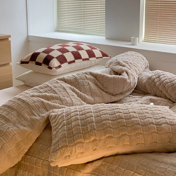 Tonal Striped Bedding Set -Bedding- Delicors