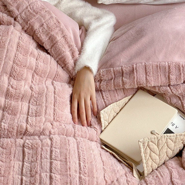 Tonal Striped Bedding Set -Bedding- Delicors