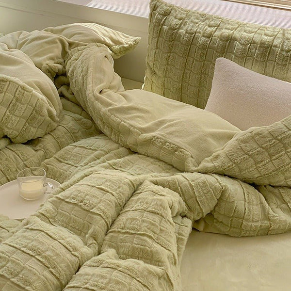 Tonal Striped Bedding Set -Bedding- Delicors