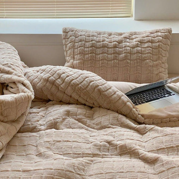 Tonal Striped Bedding Set -Bedding- Delicors