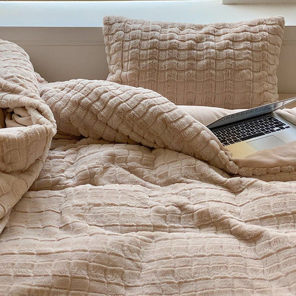 Tonal Striped Bedding Set -Bedding- Delicors