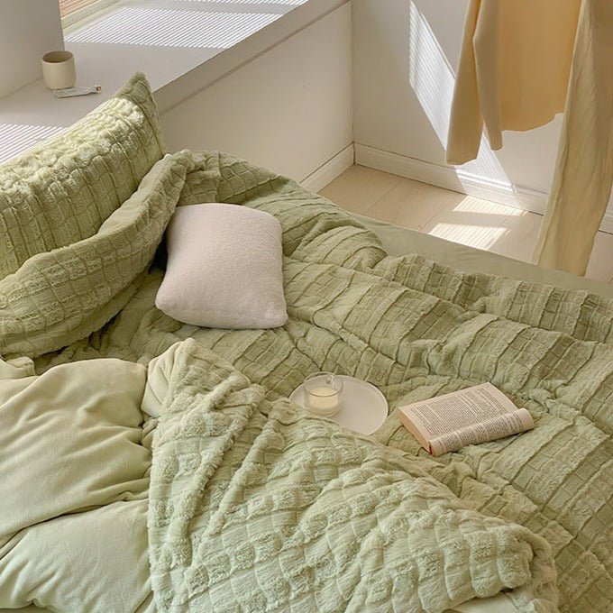 Tonal Striped Bedding Set -Bedding- Delicors