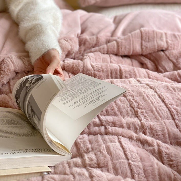 Tonal Striped Bedding Set -Bedding- Delicors