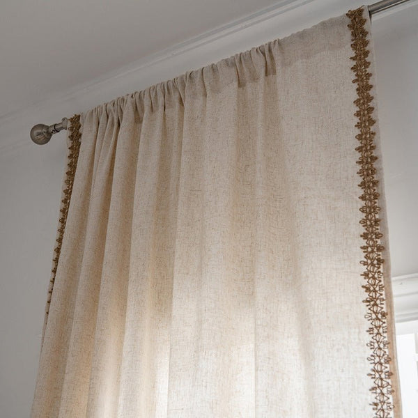 Tonal Twine Curtain -Curtain- Delicors