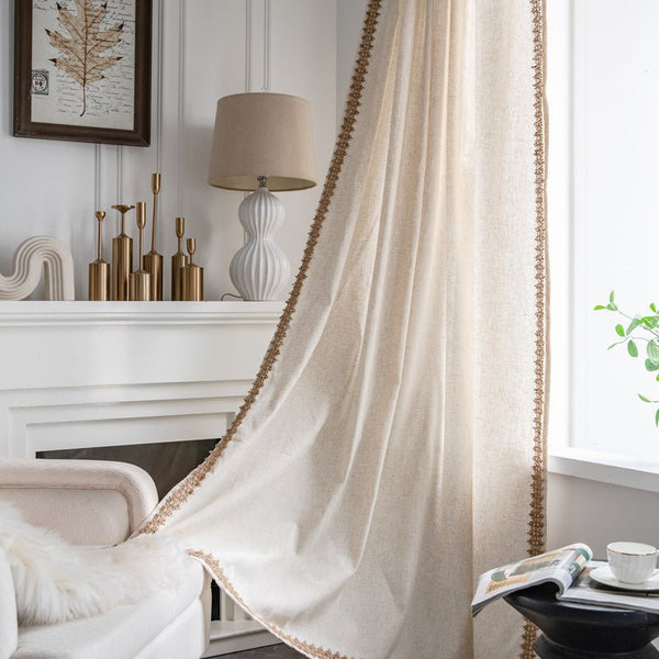 Tonal Twine Curtain -Curtain- Delicors