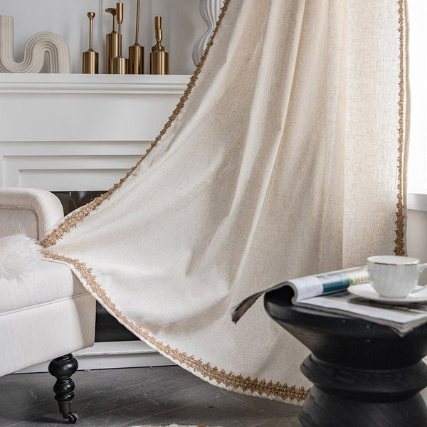 Tonal Twine Curtain -Curtain- Delicors