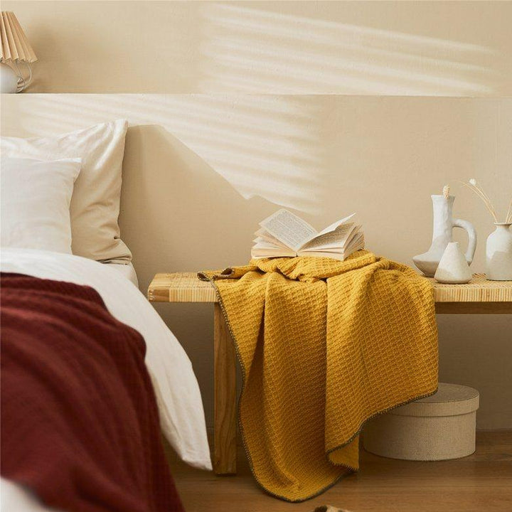 Turmeric Waffle Throw -- Delicors