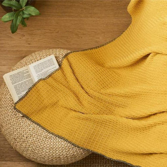 Turmeric Waffle Throw -- Delicors