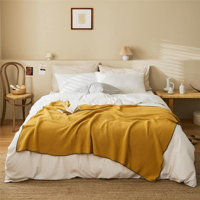 Turmeric Waffle Throw -- Delicors