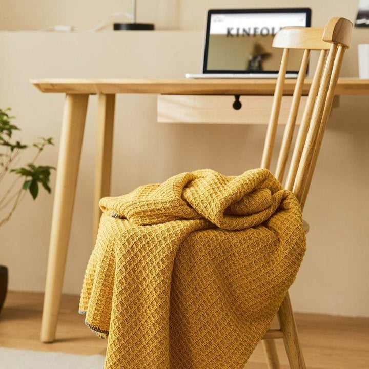 Turmeric Waffle Throw -- Delicors