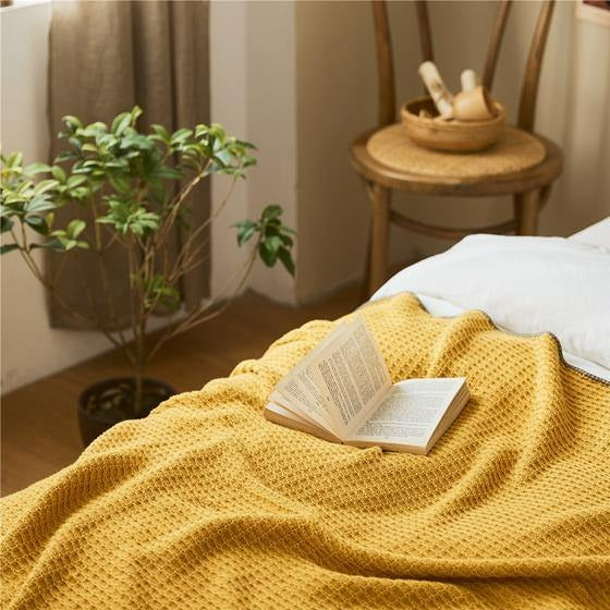 Turmeric Waffle Throw -- Delicors