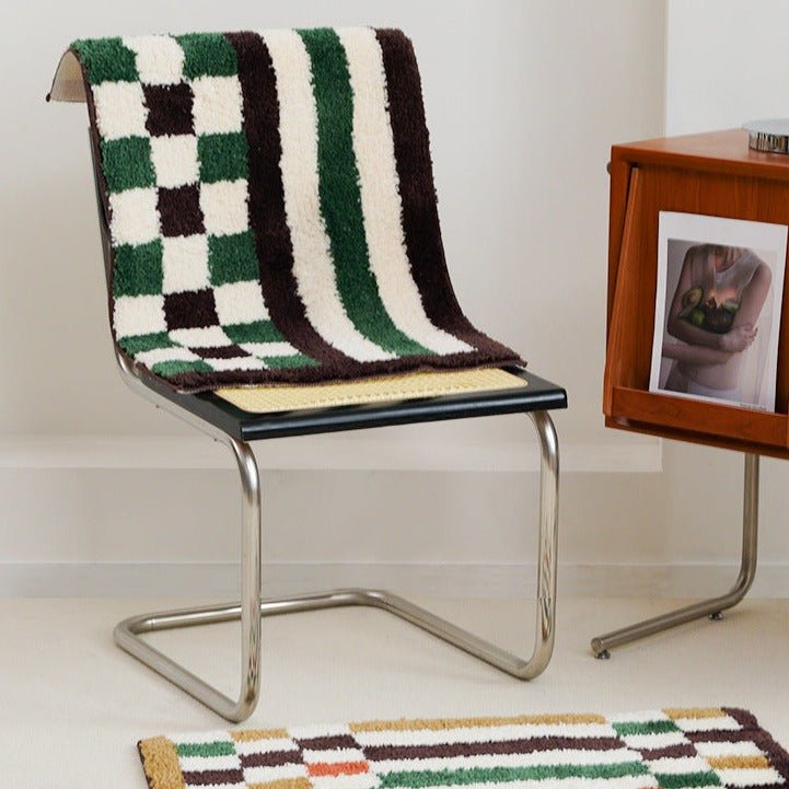 Vibrant Checkered Revival Bath Mat -Bath Mats & Rugs- Delicors