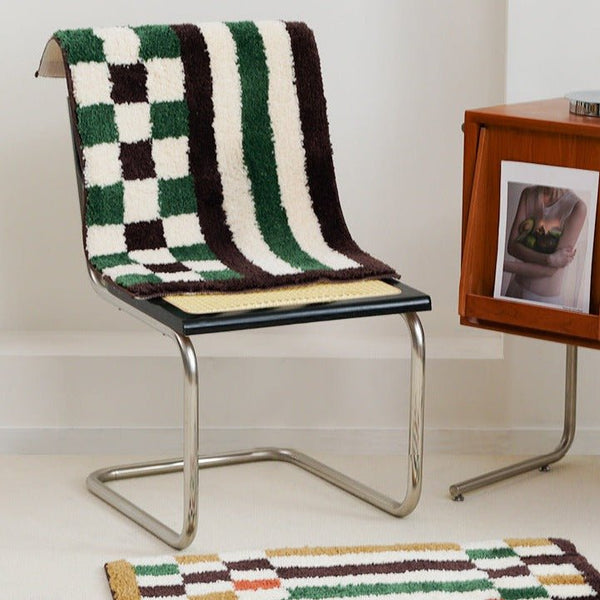 Vibrant Checkered Revival Bath Mat -Bath Mats & Rugs- Delicors