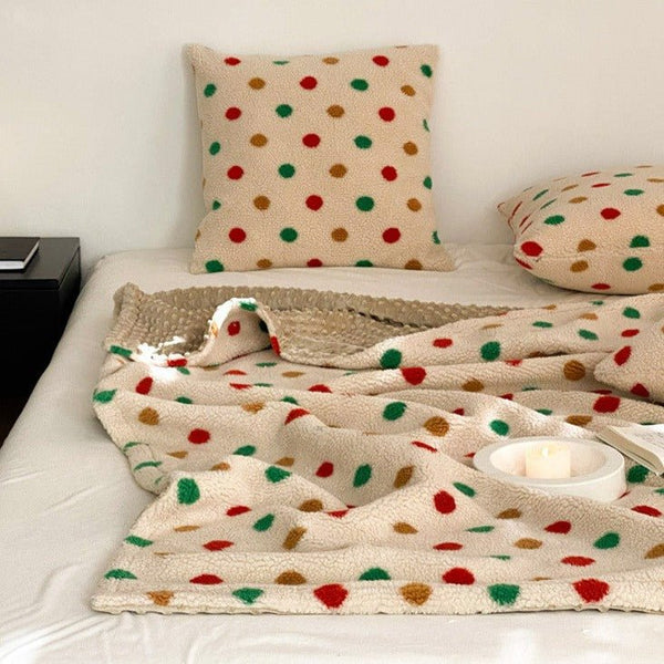 Vibrant Polka Cushion -Cushion- Delicors